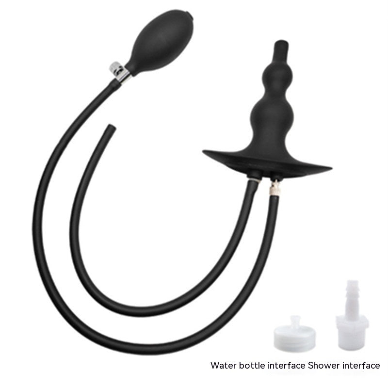 Silicone Enema Inflatable Butt Plug For Men And Women Sex Product Butt Plug Anal Dilator