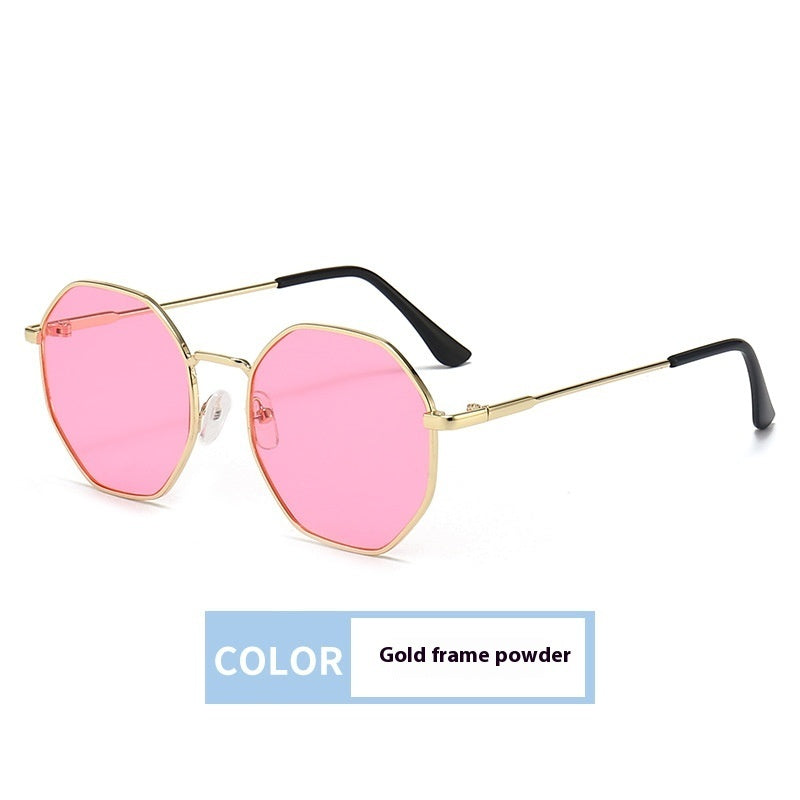 Women's Fashionable Retro Metal Frame Sunglasses