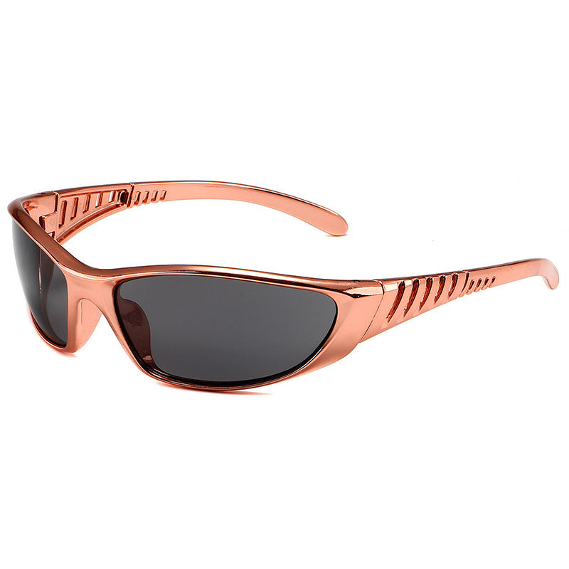 Women's Creative Multi-color Hollow-out Future Technology Sunglasses