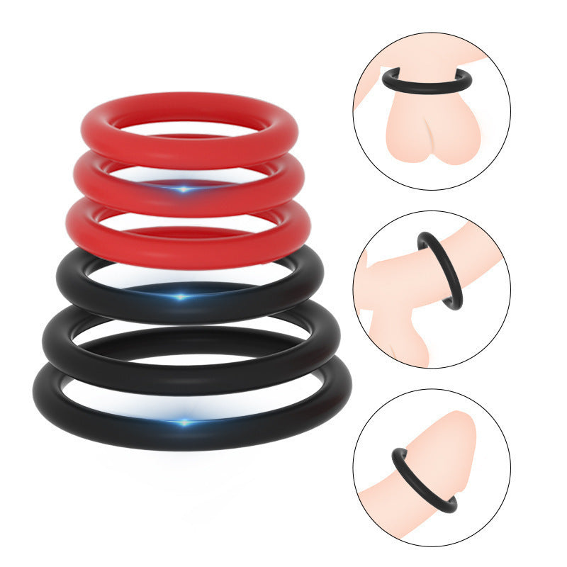 Men's Delay Binding Silicone Ring