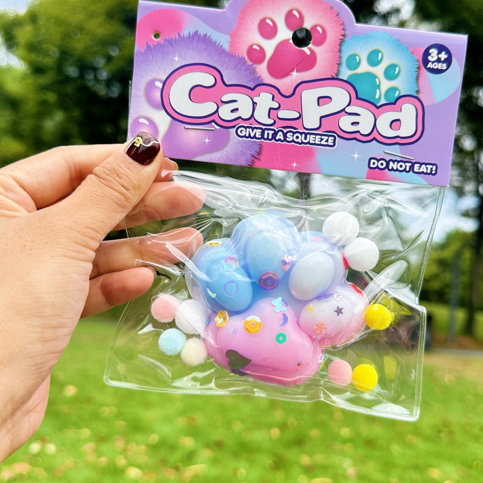 Super Soft Plush Cat's Paw Squeezing Toy Decompression Toy