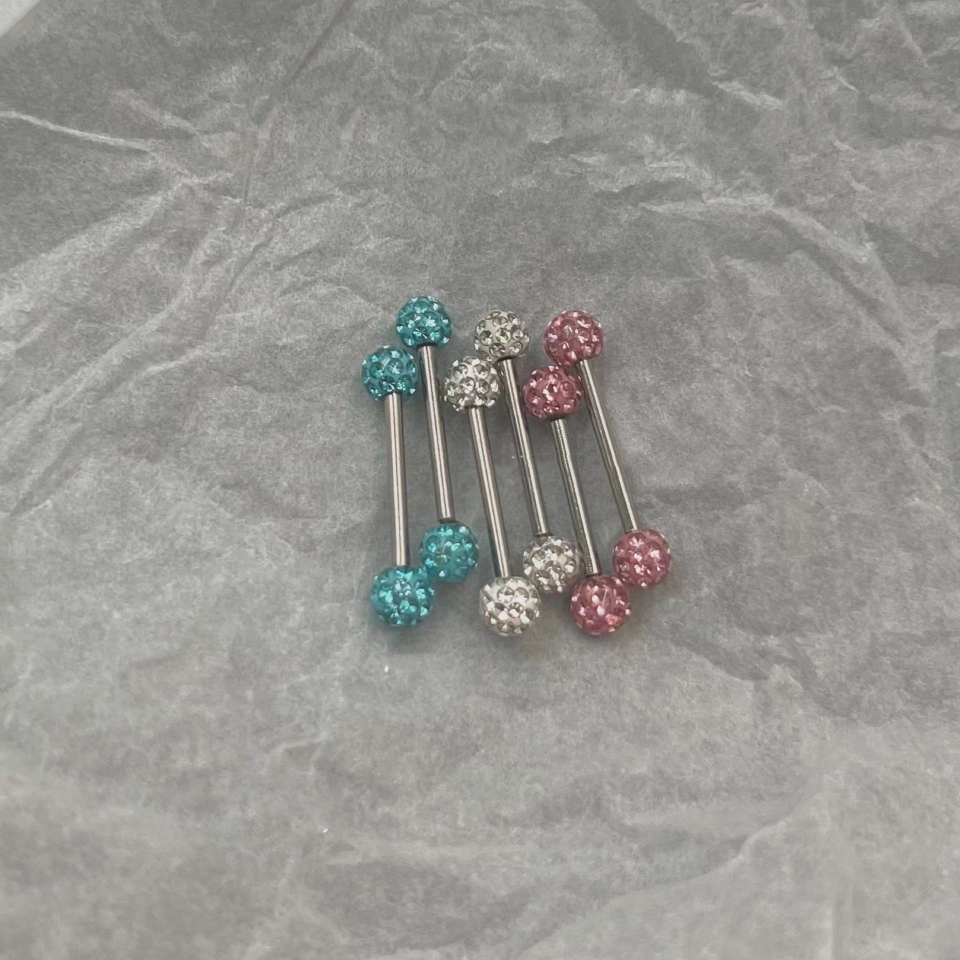 Simple All-match Tongue Nail Piercing Jewelry