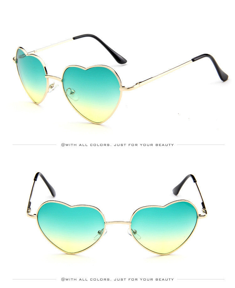 New Style Peach Heart Sunglasses Fashion Sunglasses