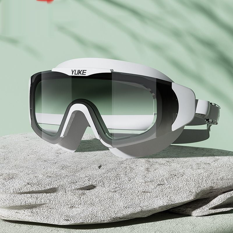 Electroplating HD Waterproof Non-fogging Swimming Glasses