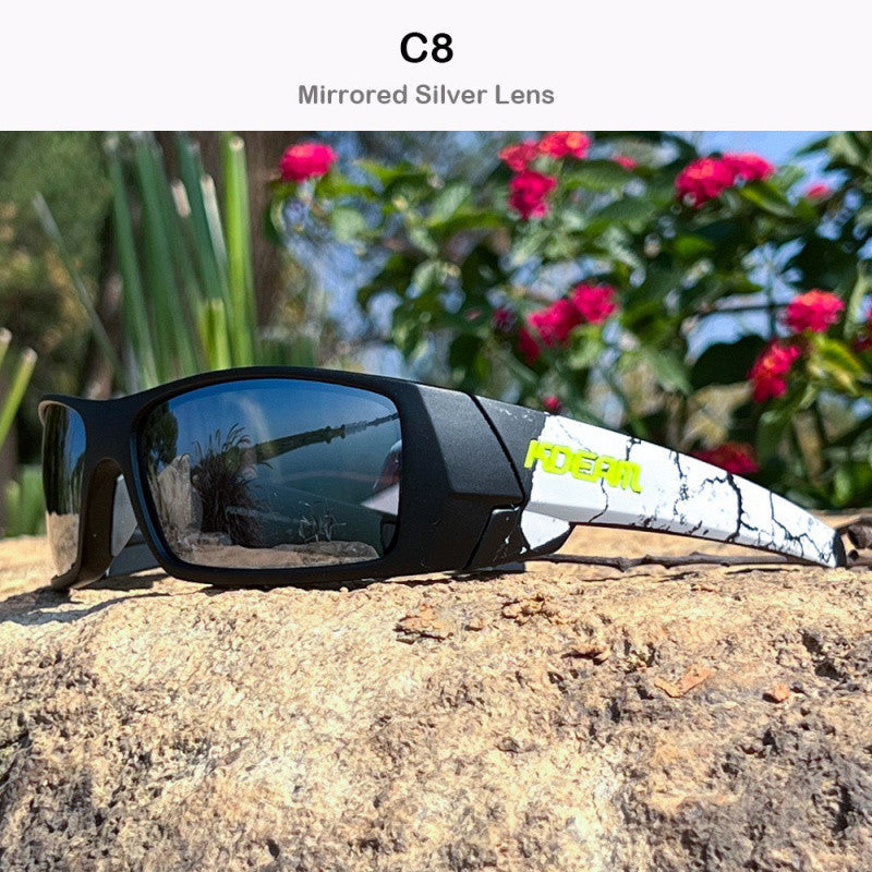 Trendy Outdoor Sports Polarized Sunglasses Men And Women Eye Protection Colorful Sunglasses