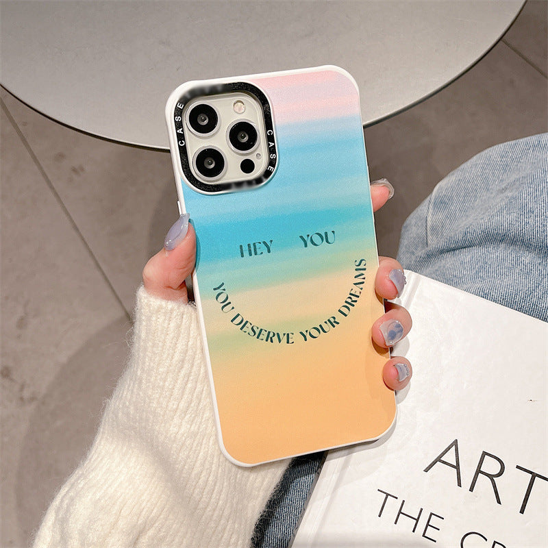 New Simple Graffiti Love Phone Case Shockproof
