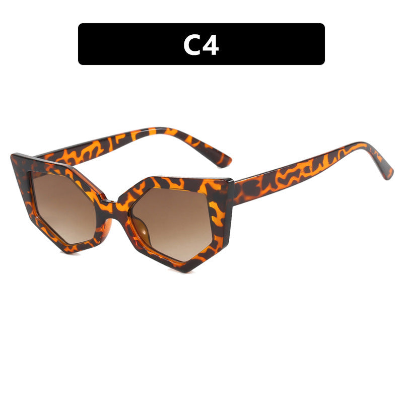 Fashion Polygon Hip Hop Irregular Sunglasses