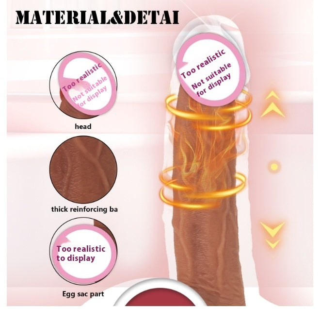 Wireless Remote Control APP Peristaltic Telescopic Heating Simulation Female Massage Supplies