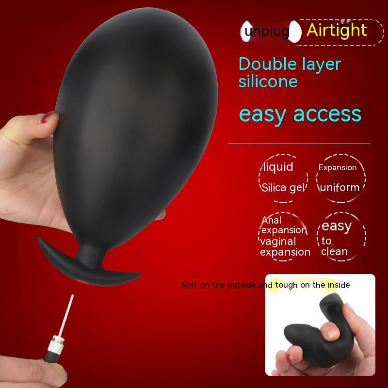 Inflatable Liquid Silicone Out Butt Plug