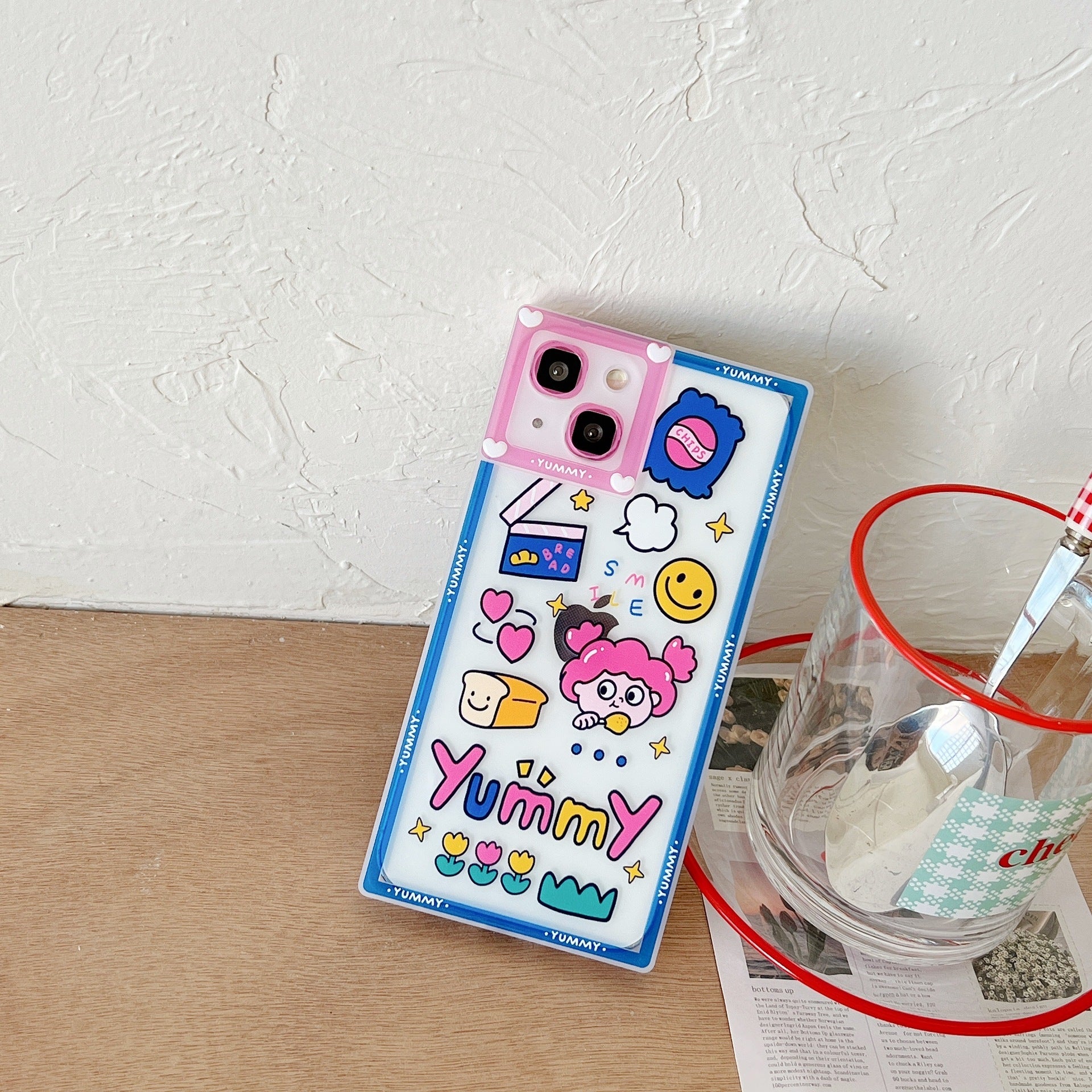 Cartoon Graffiti Little Girl Is Suitable For IPhone12 Mobile Phone Case