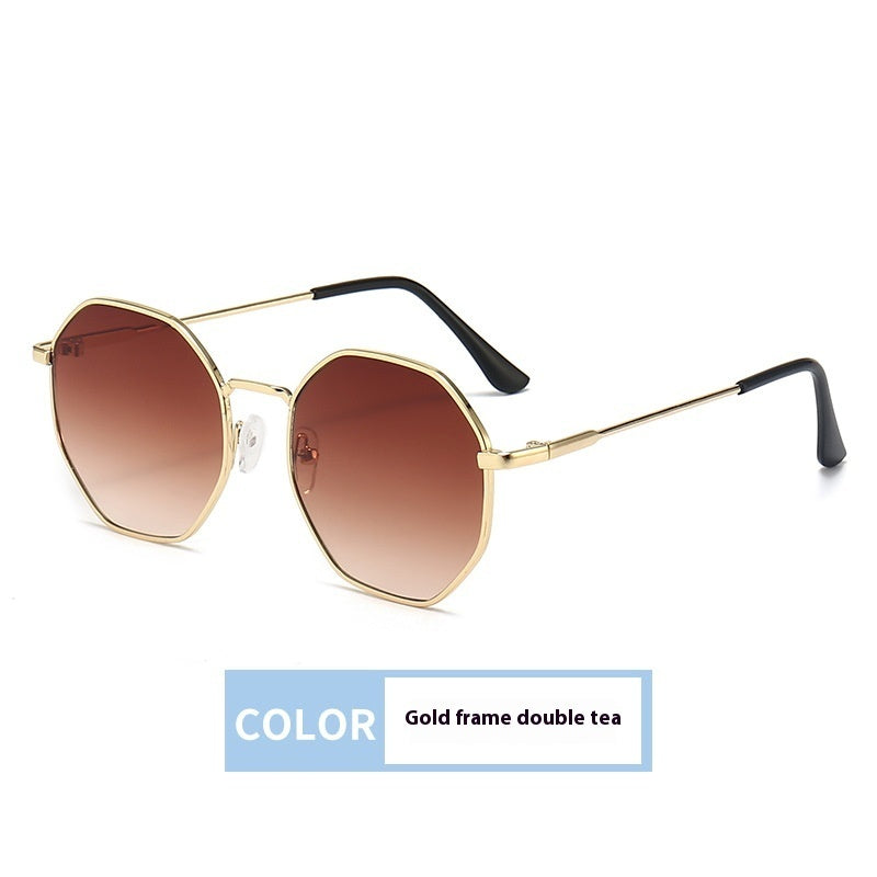 Women's Fashionable Retro Metal Frame Sunglasses