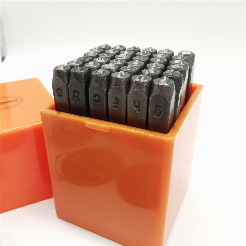 Letter 36 Piece Set Of Steel Seal DIY Jewelry Tools
