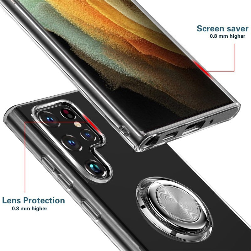 New Ring Phone Case Transparent Car Mount