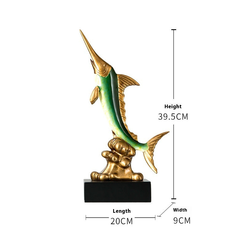 European Swordfish Decoration Creative Decorative Crafts