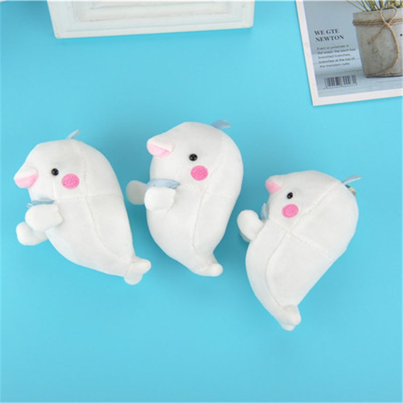 Size 12CM Approx. Ocean Animal Plush Toy , Mini Key chain Gift Toys Dolls