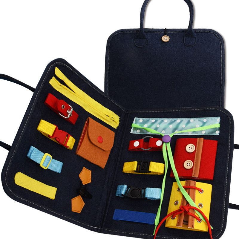 Teaching Aids Children Busy Board Dressing Learning Educational Toys For Toddlers