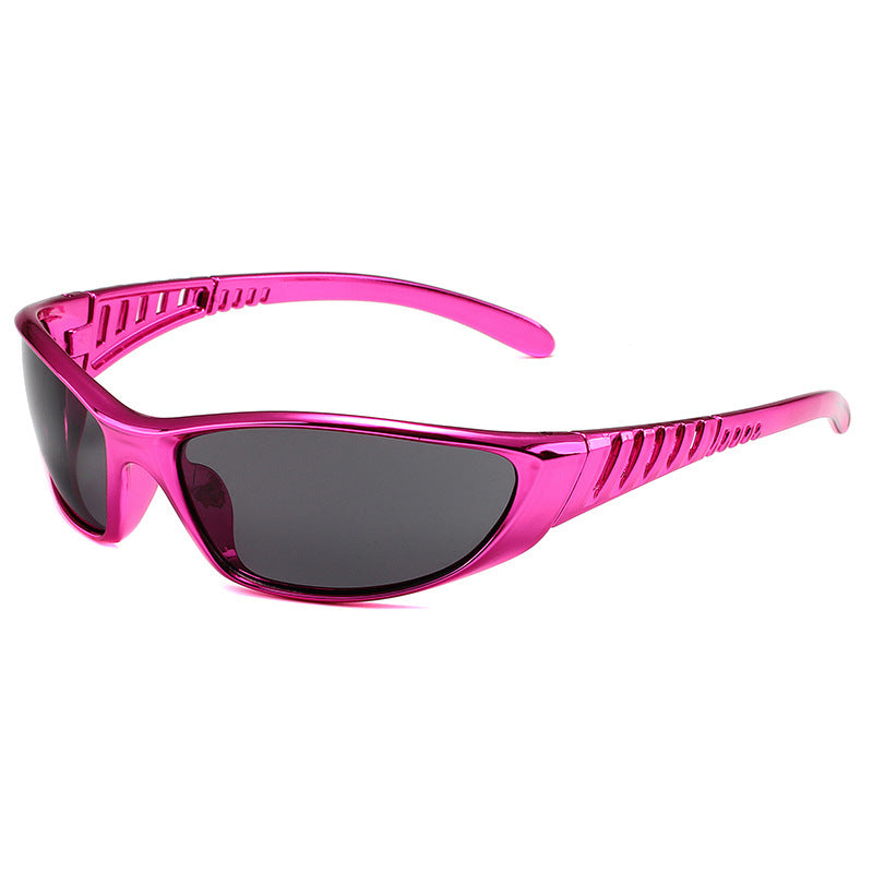 Women's Creative Multi-color Hollow-out Future Technology Sunglasses