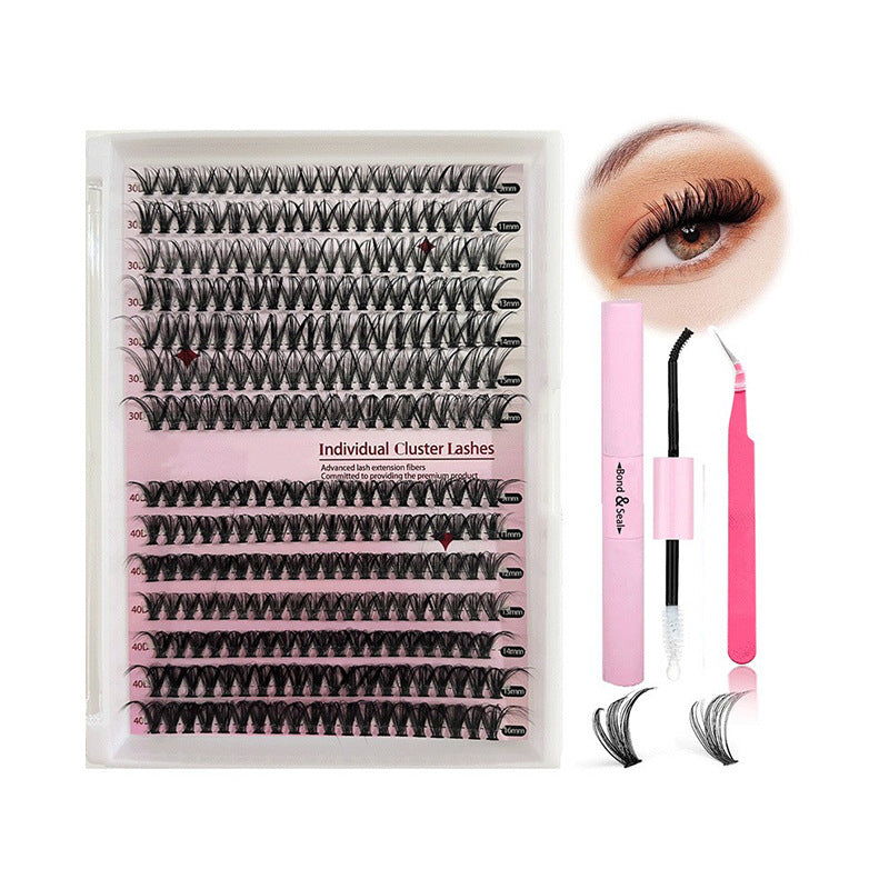 DIY Cluster Lashes Mixed Package False Eyelashes
