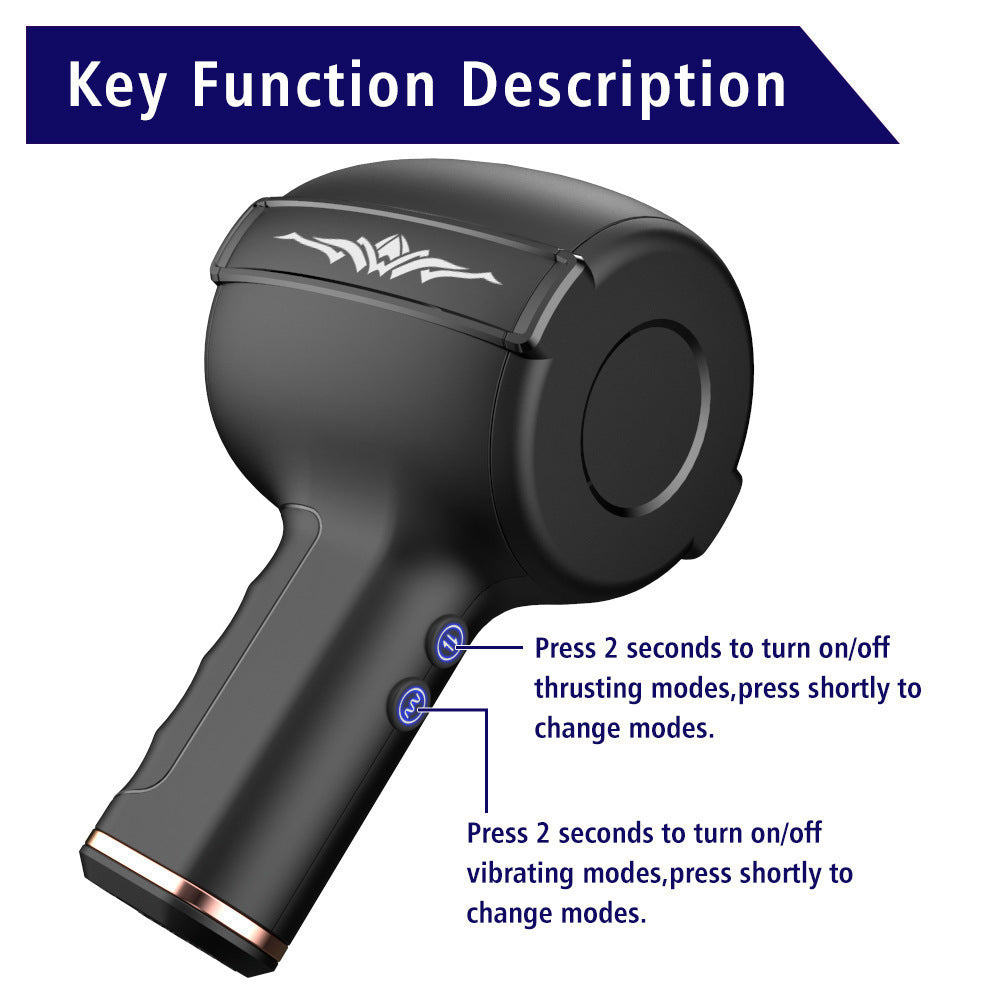 Vibration Telescopic Airplane Bottle For Men