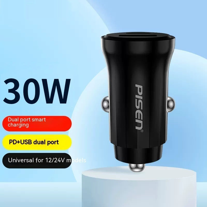Car Mini-portable PD30W Fast Charge Cigarette Lighter