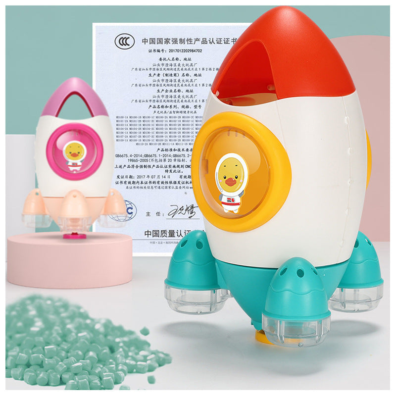 Baby Bath Toys Lovely Plastic Dinosaur Shape Water Kid Manual Spraying Water Bath Toys Baby Shower Sprinkler Toy