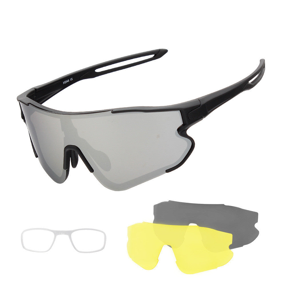 New Outdoor Cycling Glasses Interchangeable Lens Set UV Protection