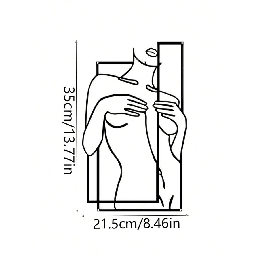 Girly Body Line Silhouette Wall Decoration