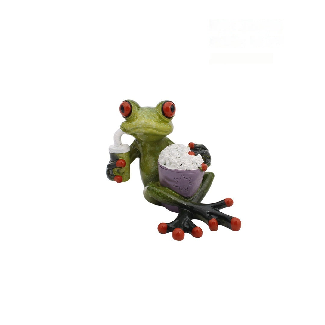 Home Decoration Frog Living Room Study Resin Crafts