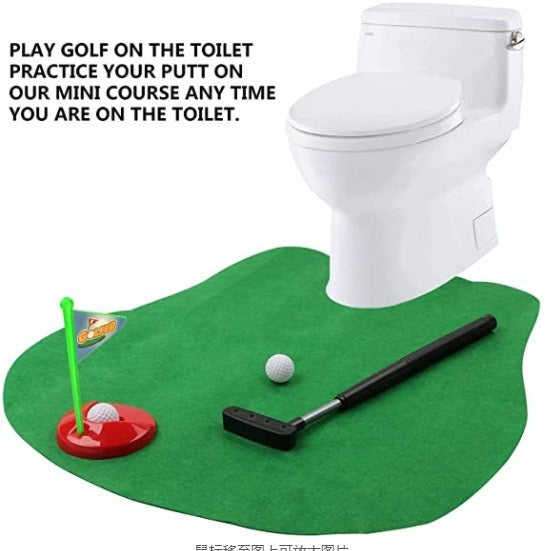 Toilet Golf Mini Set Golf Toy Leisure & Entertainment Sports Toy
