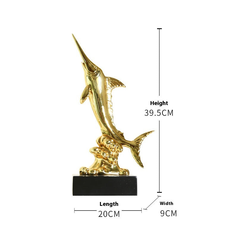 European Swordfish Decoration Creative Decorative Crafts