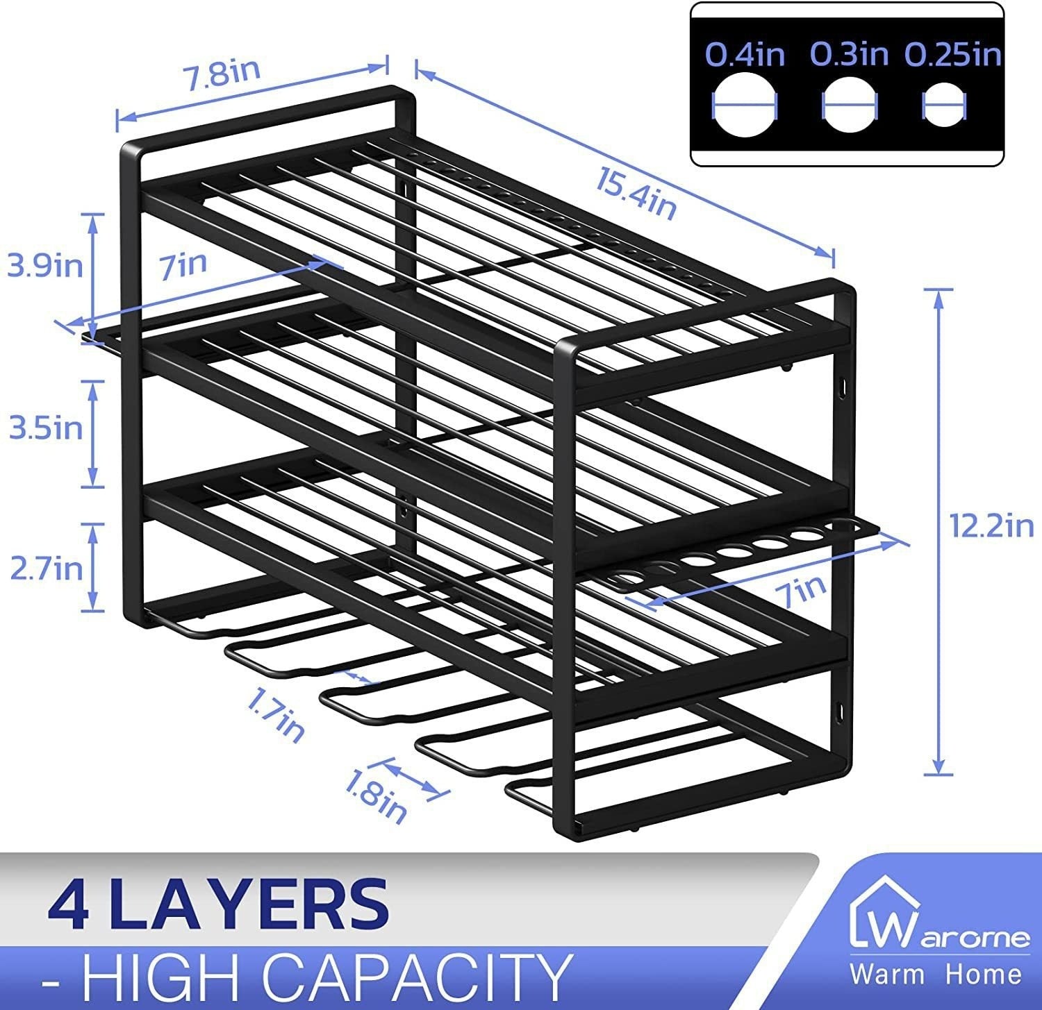Garage Tool Storage Rack Storage Rack Screwdriver Power Tools Storage Rack