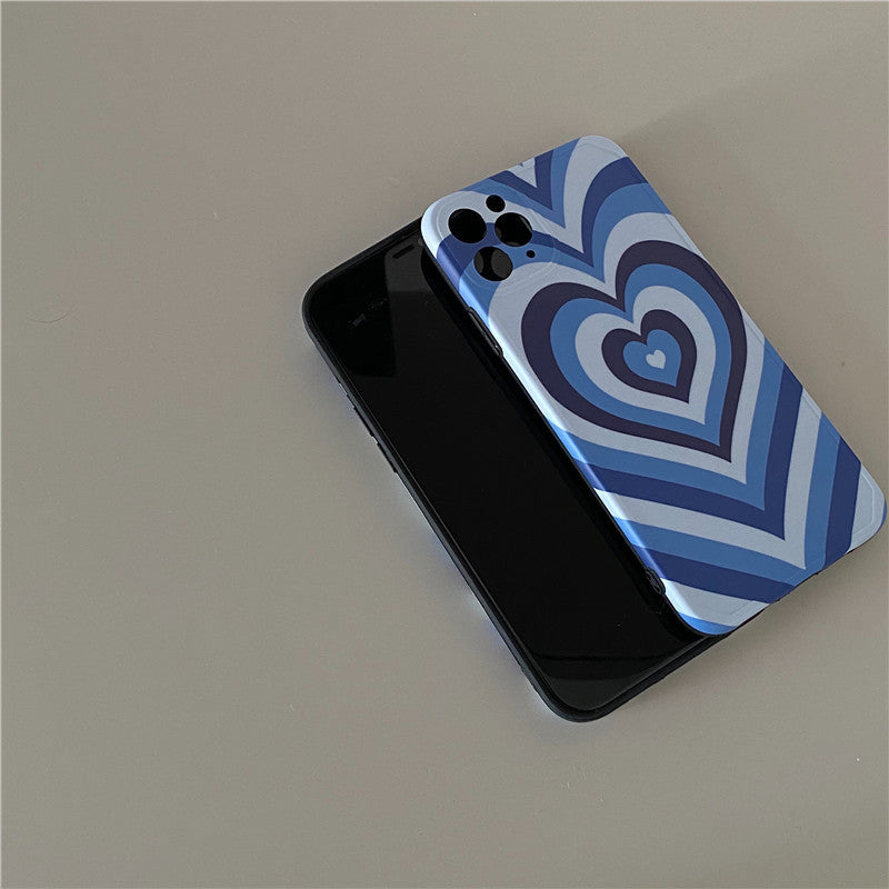 Klein Blue Love Photo Frame Phone Case