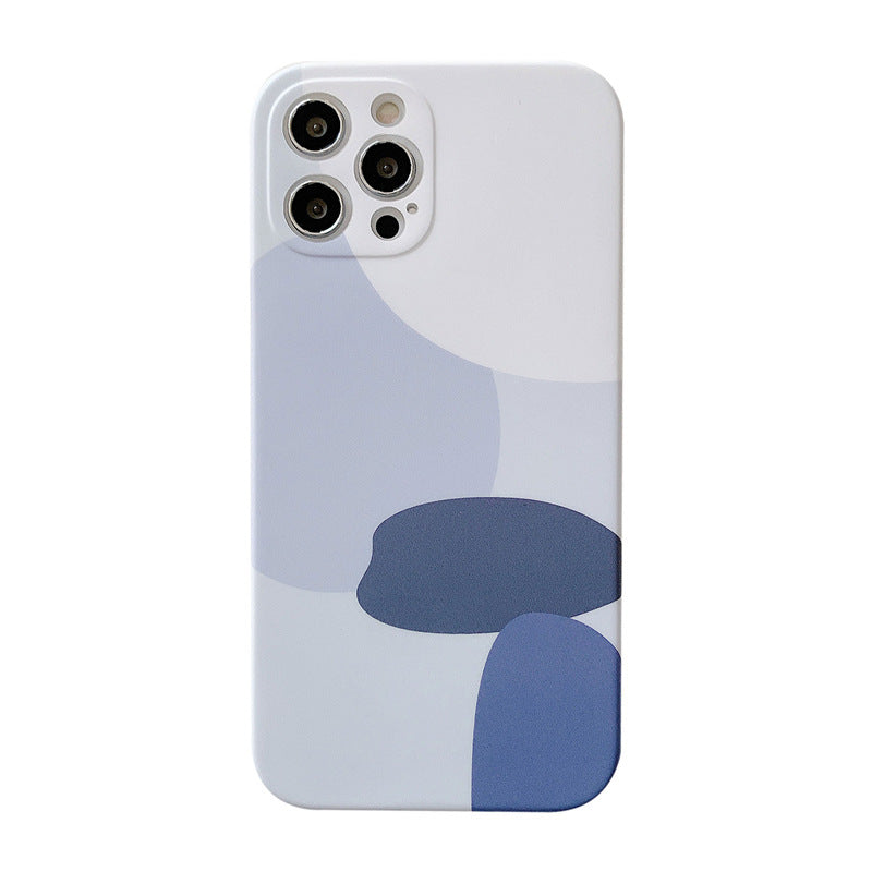 New Morandi Color Matching Frosted Mobile Phone Case