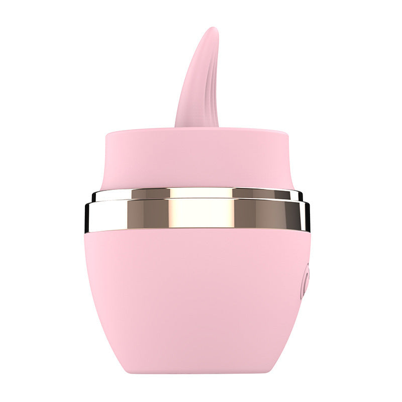 Tongue Licking Strong Shock Jumping Egg Magnetic Suction Charging Base Female