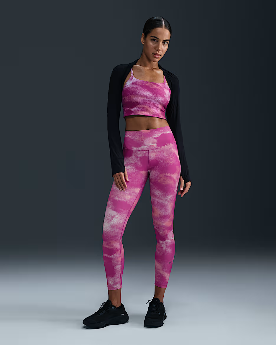 Nike One Women's High-Waisted 7/8 Printed Leggings