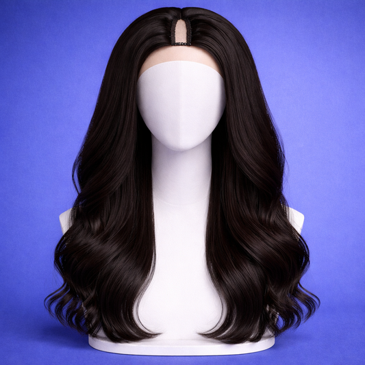 U-Part Human Hair Wig (Leave-Out Natural Style)