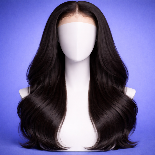 HD Lace Frontal Glueless Human Hair Wig (Full Frontal 13x6 Custom Styled)